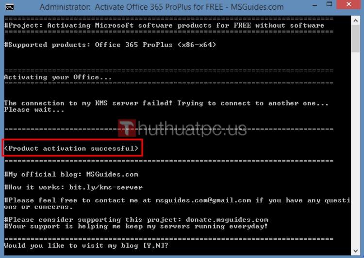 active key office 365 bang Command Prompt