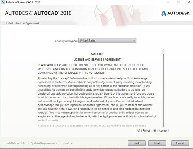 download và cài đặt AutoCAD 2018 