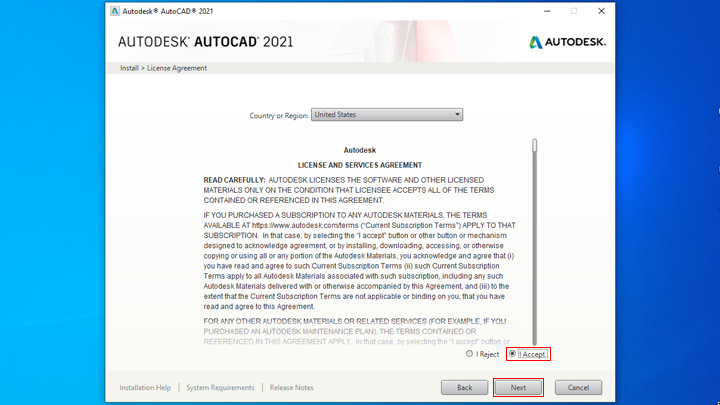 download và cài đặt AutoCAD 2021 