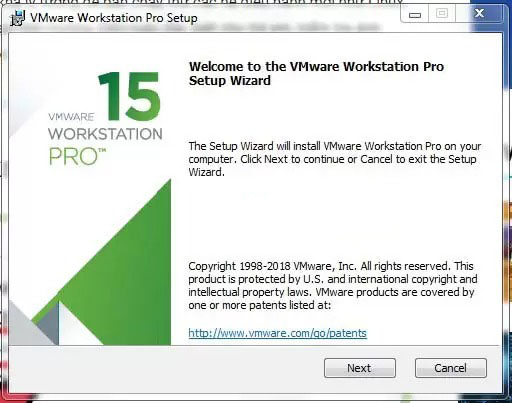 cài đặt vmware workstation 15 pro 