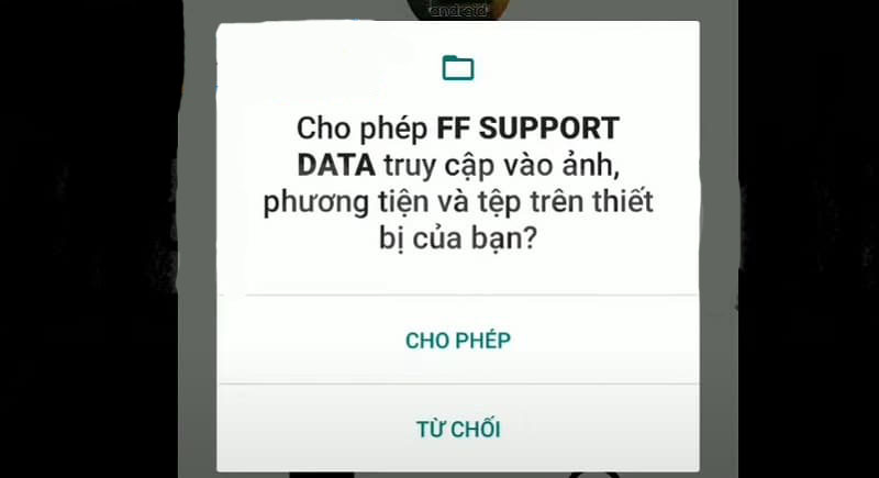 Hướng dẫn sử dụng FF Support Data OB35 trên điện thoại Android