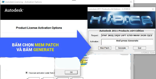 tải AutoCAD 2011 Full Crack 32bit + 64bit product key vĩnh viễn