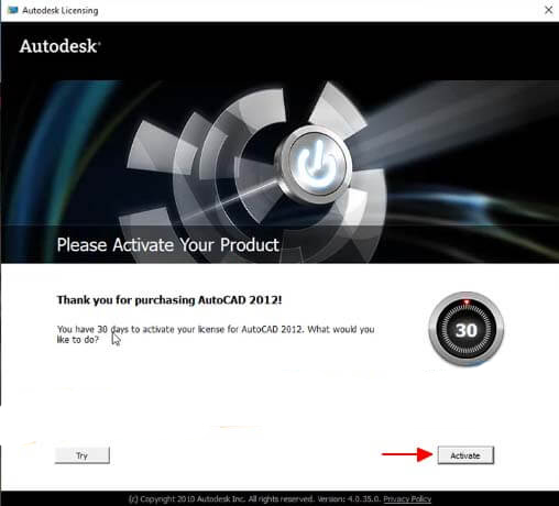 Tải và cài đặt AutoCAD 2012 Full Crack xforce [32bit + 64 bit]